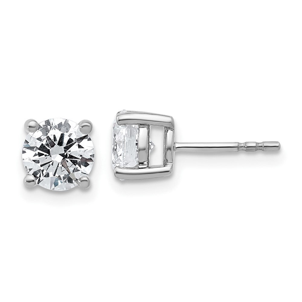 10kw 2ct Cert Lab Grown Diamond VS+ F+ Round Complete Stud Earrings