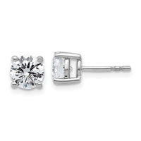 10kw 2ct Cert Lab Grown Diamond VS+ F+ Round Complete Stud Earrings