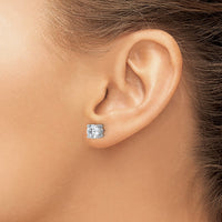 14kw 2ct Cert Lab Grown Diamond VS+ F+ Round Comp Hvywt Earrings