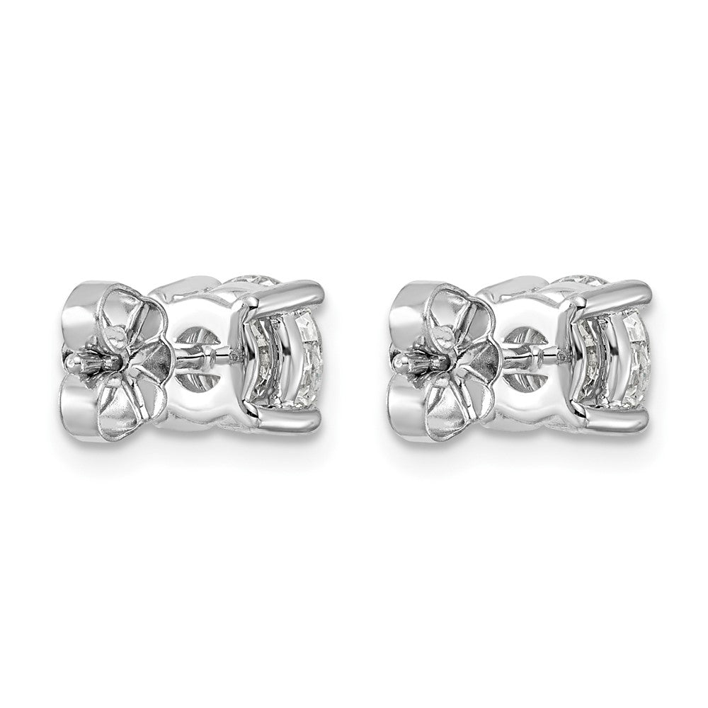 14kw 2ct Cert Lab Grown Diamond VS+ F+ Round Comp Hvywt Earrings