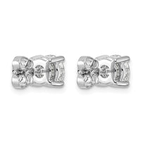 14kw 2ct Cert Lab Grown Diamond VS+ F+ Round Comp Hvywt Earrings