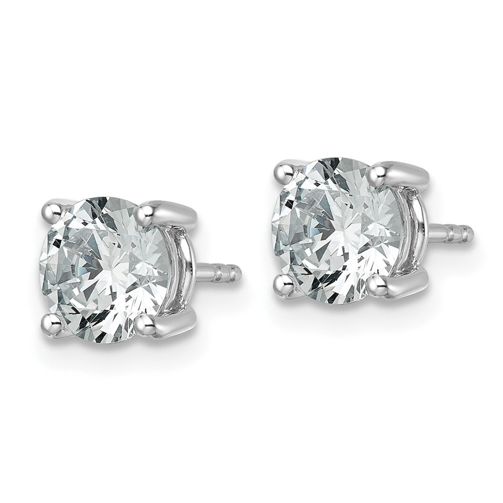 10kw 2 1/2ct Lab Grown Diamond VS/SI+ G+ Round Complete Stud Earrings