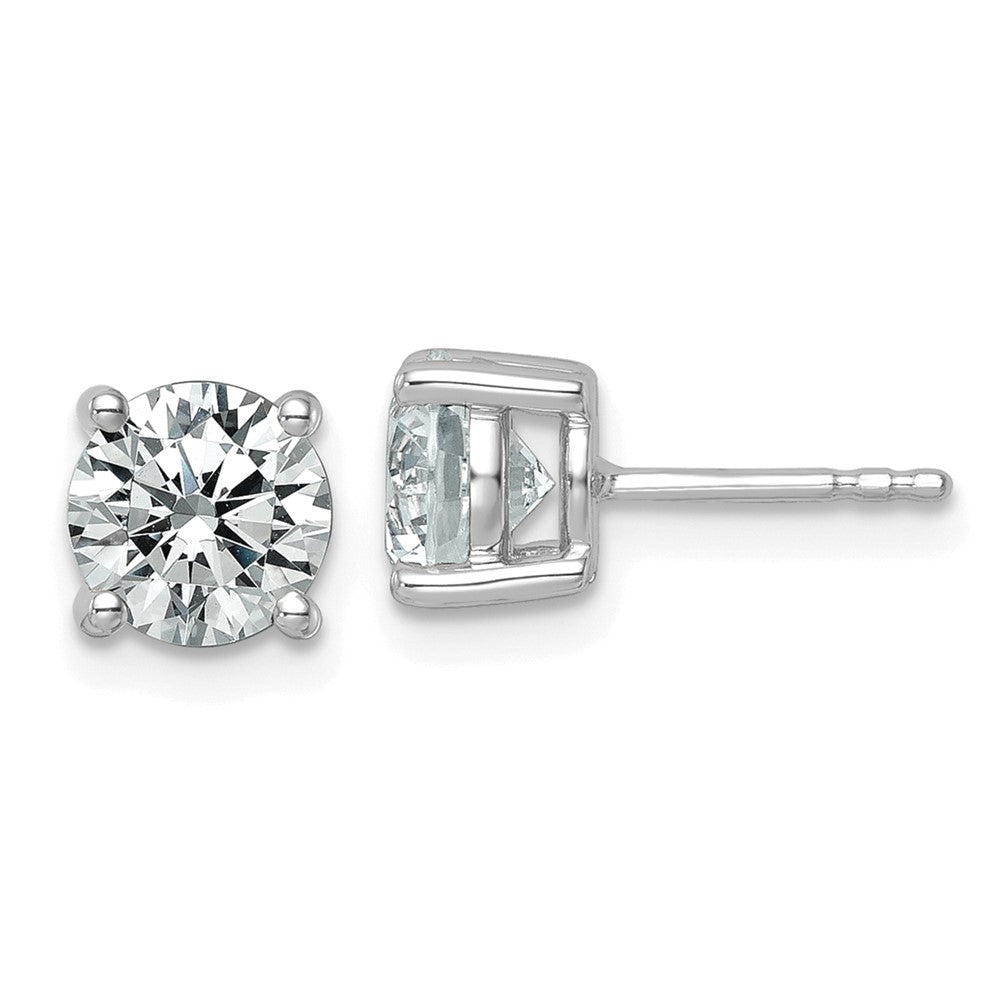 10kw 2 1/2ct Lab Grown Diamond VS/SI+ G+ Round Complete Stud Earrings