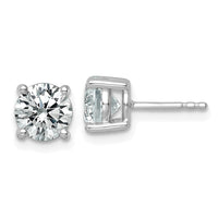 10kw 2 1/2ct Lab Grown Diamond VS/SI+ G+ Round Complete Stud Earrings