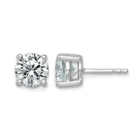 14kw 2 1/2ct Lab Grown Dia VS/SI+ G+ Round Comp Heavyweight Earrings