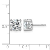 14kw 3ct Lab Grown Diamond VS+ F+ Round Complete Heavyweight Earrings