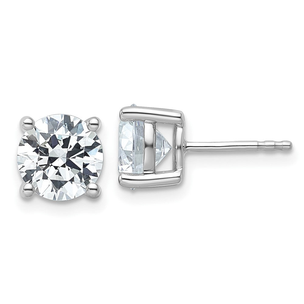 10kw 4ct Cert Lab Grown Diamond VS+ F+ Round Complete Stud Earrings