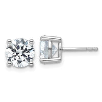 10kw 4ct Cert Lab Grown Diamond VS+ F+ Round Complete Stud Earrings