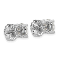 18kw 4ct Lab Grown Diamond VS+ F+ Round Complete Stud Earrings