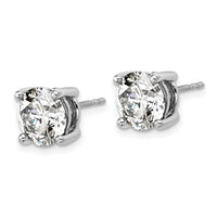 18kw 5ct Cert Lab Grown Diamond VS+ F+ Round Complete Stud Earrings