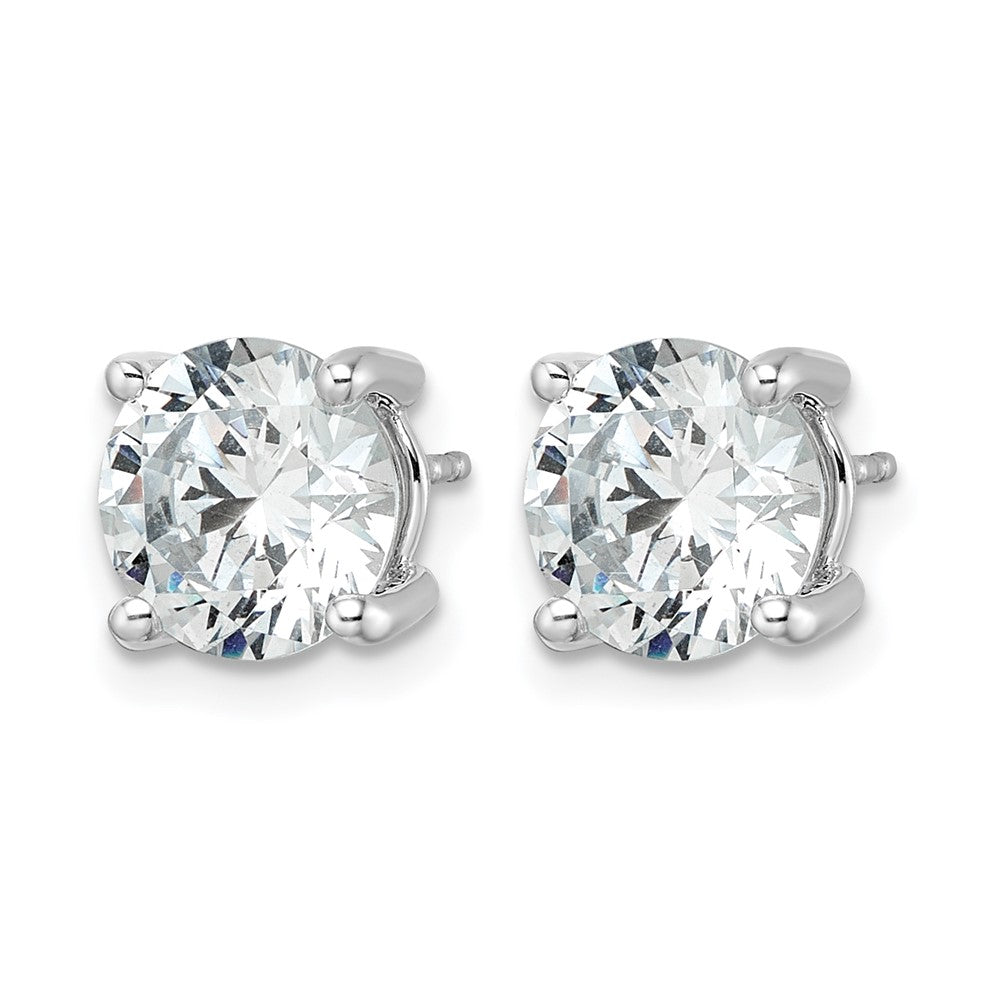 14kw 5ct Cert Lab Grown Dia VS/SI+ G+ Round Comp Heavyweight Earrings