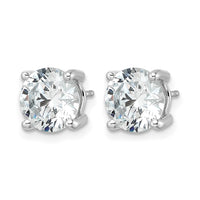 14kw 5ct Cert Lab Grown Dia VS/SI+ G+ Round Comp Lightweight Earrings