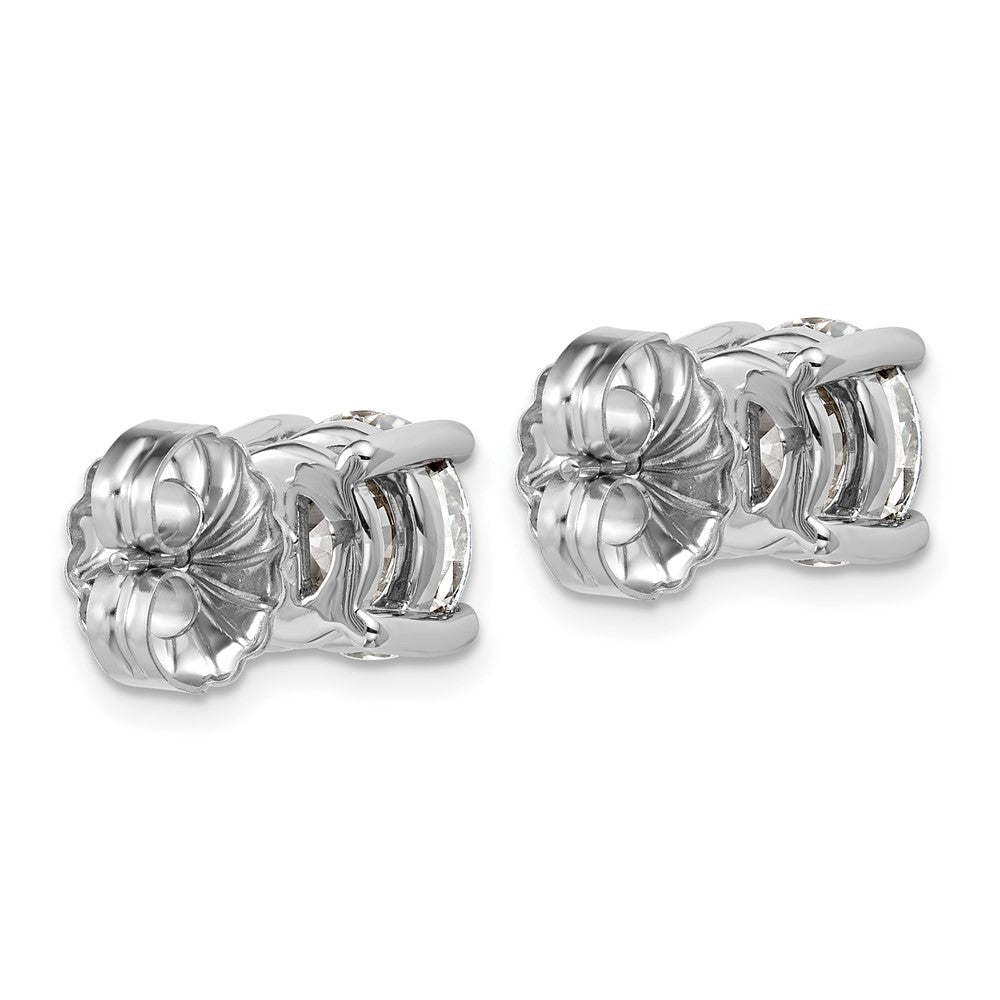 14kw 5ct Cert Lab Grown Dia VS/SI+ G+ Round Comp Heavyweight Earrings