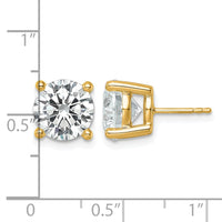 14ky 7ct Cert Lab Grown Diamond VS/SI+ G+ Round Comp Hvywt Earrings