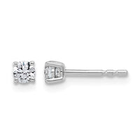 10kw 1/4ct Lab Grown Diamond VS+ F+ Round Complete Stud Earrings