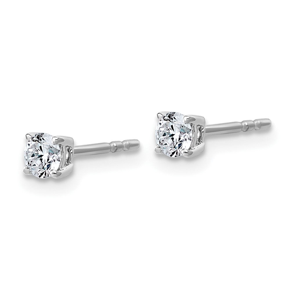 10kw 1/3ct Lab Grown Diamond VS+ F+ Round Complete Stud Earrings