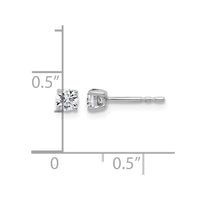 10kw 1/3ct Lab Grown Diamond VS+ F+ Round Complete Stud Earrings
