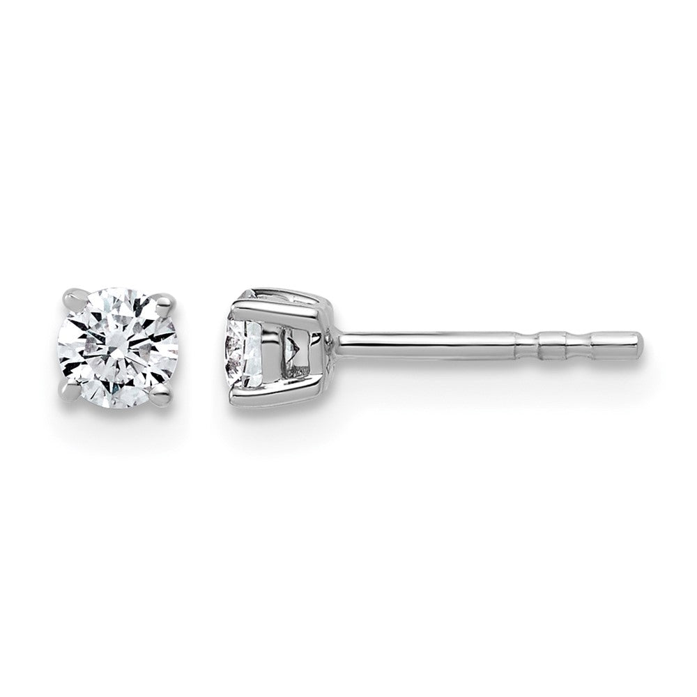 10kw 1/3ct Lab Grown Diamond VS+ F+ Round Complete Stud Earrings