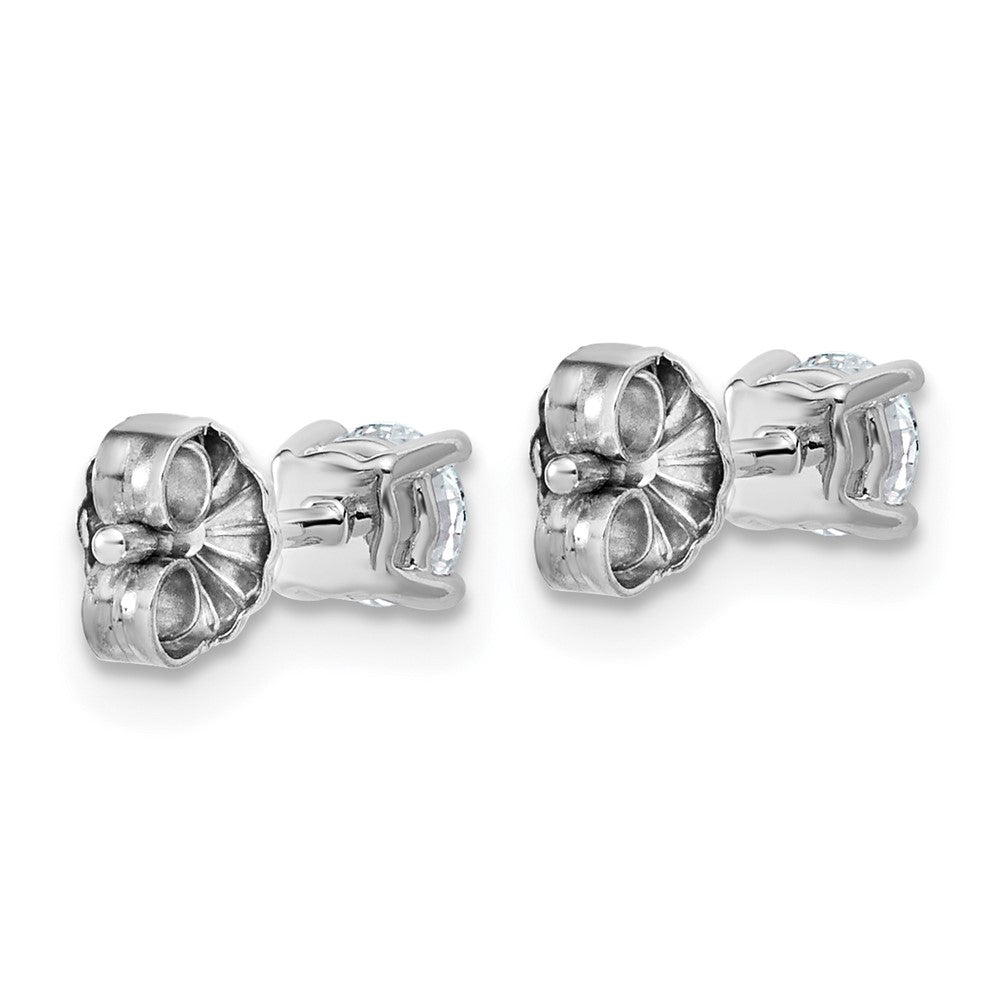 10kw 1/2ct Lab Grown Diamond VS/SI+ G+ Round Complete Stud Earrings