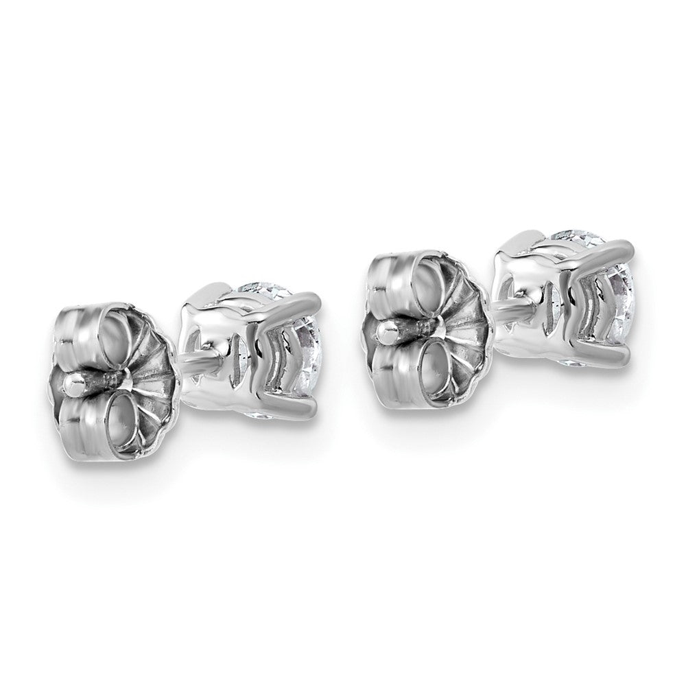 10kw 5/8ct Lab Grown Diamond VS+ F+ Round Complete Stud Earrings