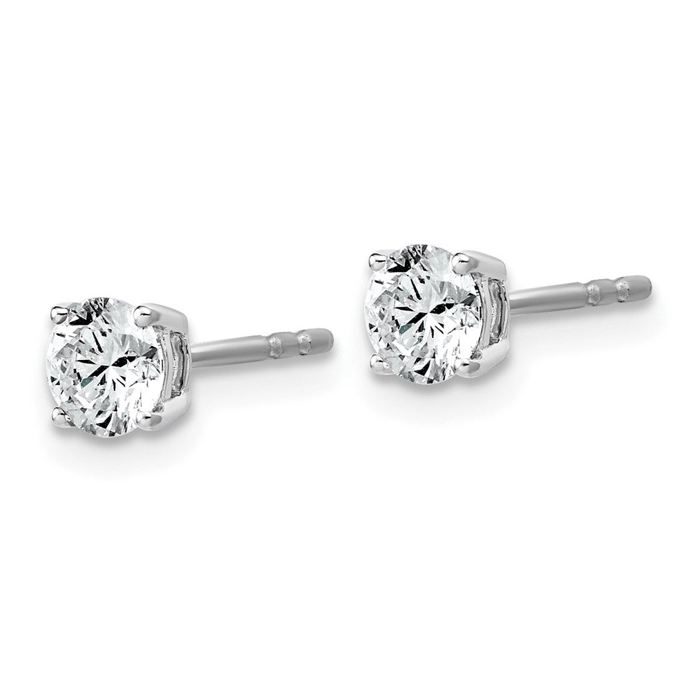 10kw 3/4ct Lab Grown Diamond VS/SI+ G+ Round Complete Stud Earrings
