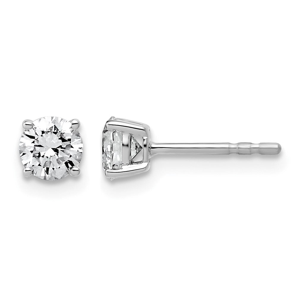 10kw 3/4ct Lab Grown Diamond VS/SI+ G+ Round Complete Stud Earrings
