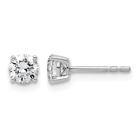 10kw 3/4ct Lab Grown Diamond VS/SI+ G+ Round Complete Stud Earrings