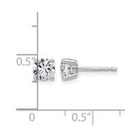 10kw 1ct Lab Grown Diamond VS+ F+ Round Complete Stud Earrings