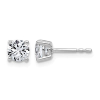 10kw 1ct Lab Grown Diamond VS+ F+ Round Complete Stud Earrings