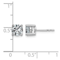 10kw 1 1/2ct Lab Grown Diamond VS+ F+ Round Complete Stud Earrings