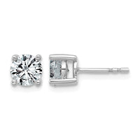 10kw 1 1/2ct Lab Grown Diamond VS+ F+ Round Complete Stud Earrings