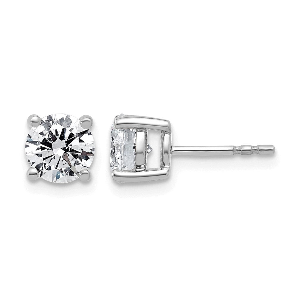 10kw 2ct Lab Grown Diamond VS/SI+ G+ Round Complete Stud Earrings
