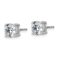 14kw 2ct Lab Grown Diamond VS/SI+ G+ Round Complete Lightweight Earrings