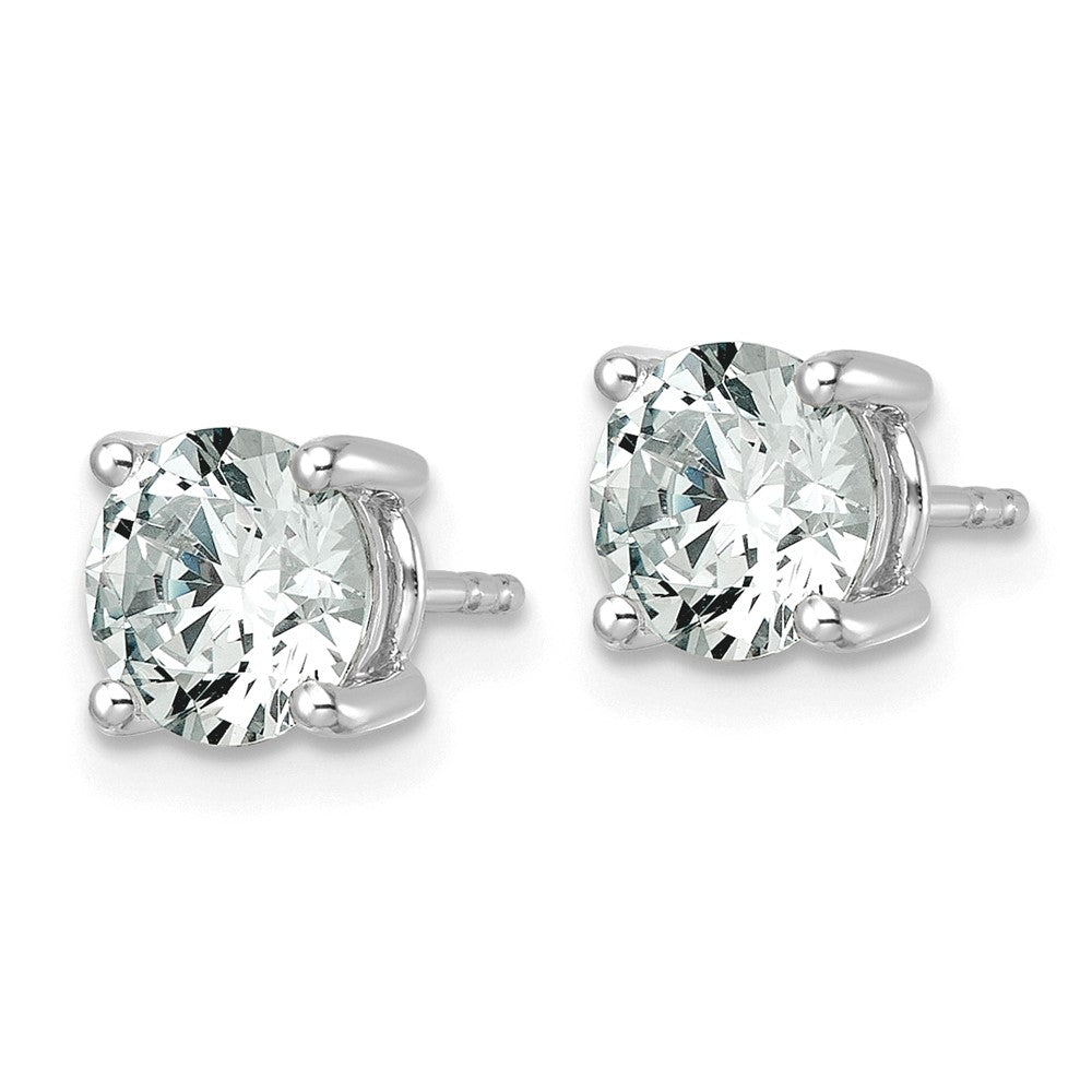 10kw 2 1/2ct Lab Grown Diamond VS+ F+ Round Complete Stud Earrings