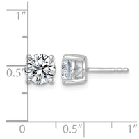 10kw 2 1/2ct Lab Grown Diamond VS+ F+ Round Complete Stud Earrings