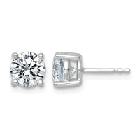 10kw 2 1/2ct Lab Grown Diamond VS+ F+ Round Complete Stud Earrings