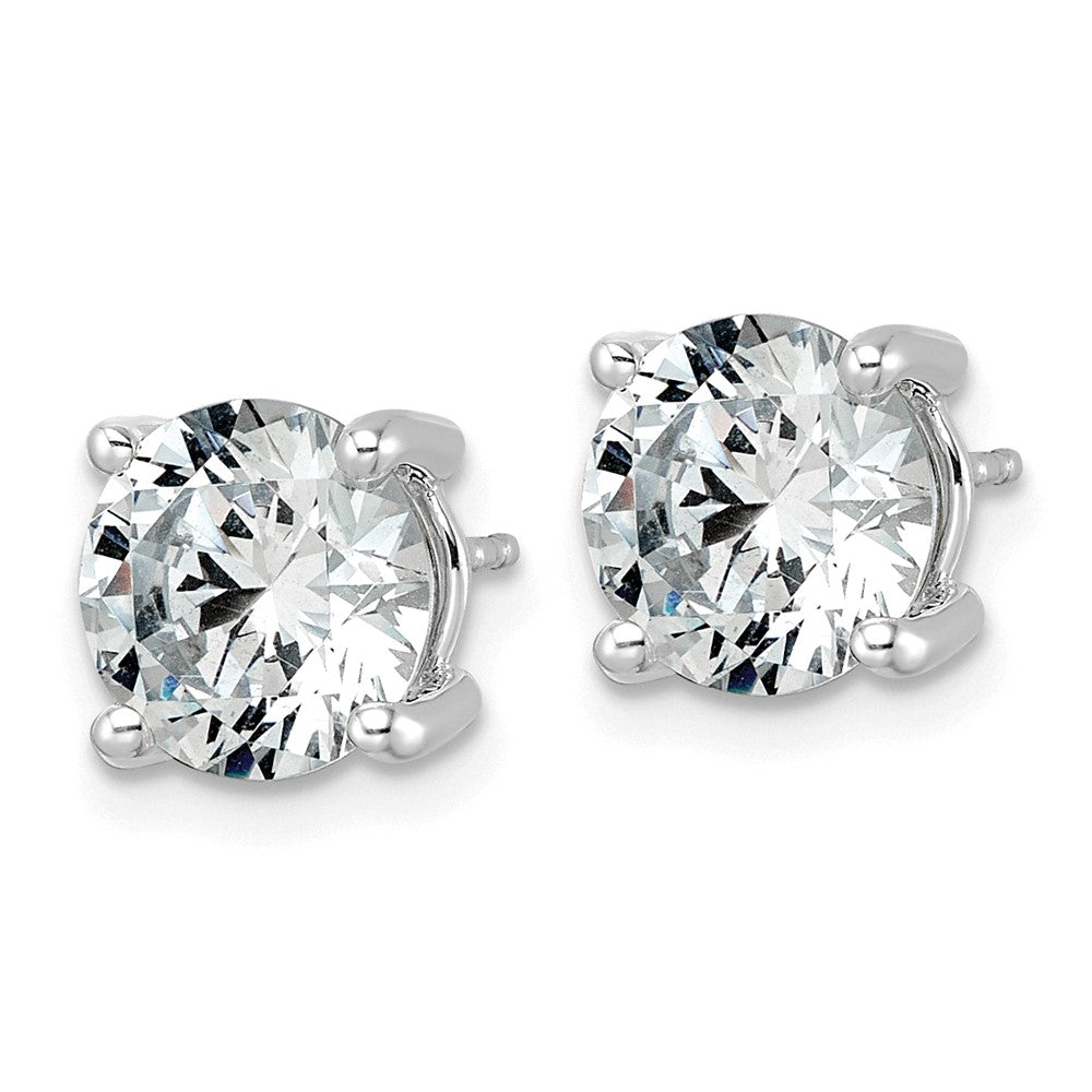 14kw 5ct Lab Grown Diamond VS/SI+ G+ Round Comp Lightweight Earrings
