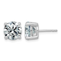 14kw 5ct Lab Grown Diamond VS/SI+ G+ Round Comp Lightweight Earrings