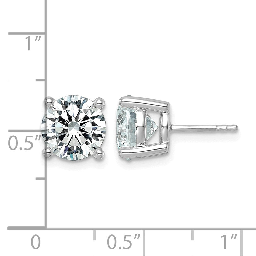 10kw 6ct Lab Grown Diamond VS/SI+ G+ Round Complete Stud Earrings