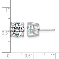 10kw 6ct Lab Grown Diamond VS/SI+ G+ Round Complete Stud Earrings