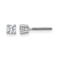 14kw 1/4ct Lab Grown Dia VS/SI+ G+ Comp Screwback Heavyweight Earrings