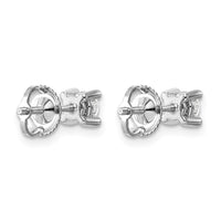 14kw 1/2ct Lab Grown Dia VS/SI+ G+ Comp Screwback Heavyweight Earrings