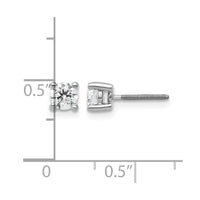 14kw 1/2ct Lab Grown Dia VS+ F+ Comp Screwback Heavyweight Earrings