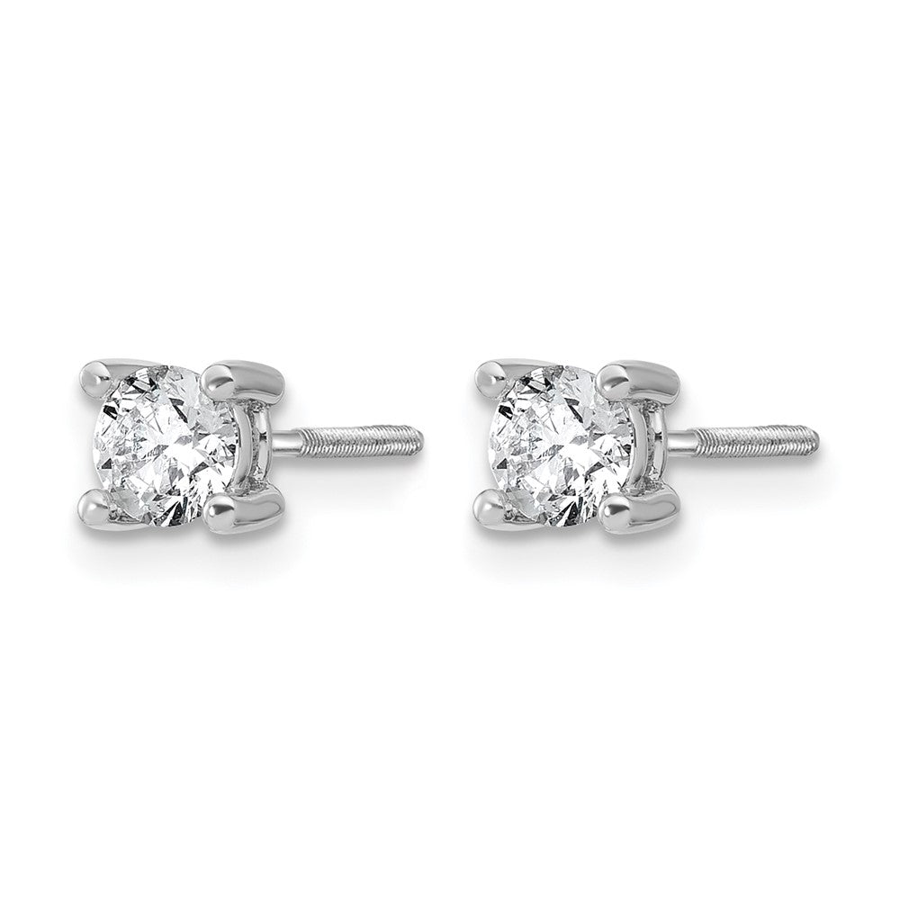14kw 5/8ct Lab Grown Dia VS/SI+ G+ Comp Screwback Heavyweight Earrings