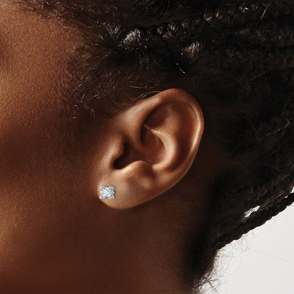 14kw 5/8ct Lab Grown Dia VS/SI+ G+ Comp Screwback Heavyweight Earrings