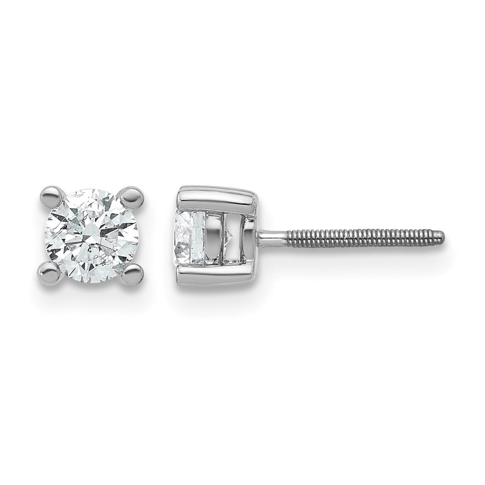 14kw 5/8ct Lab Grown Dia VS/SI+ G+ Comp Screwback Heavyweight Earrings