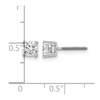 14kw 3/4ct Cert Lab Grown Dia VS/SI+ G+ Comp Scrwbck Hvywght Earrings