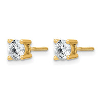14ky 3/4ct Lab Grown Dia VS/SI+ G+ Comp Screwback Heavyweight Earrings