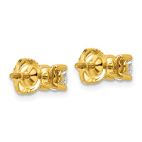 14ky 3/4ct Lab Grown Dia VS/SI+ G+ Comp Screwback Heavyweight Earrings