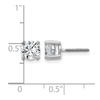 Plat 1 1/2ct Cert Lab Grown Dia VS+ F+ Round Comp Screwback Earrings
